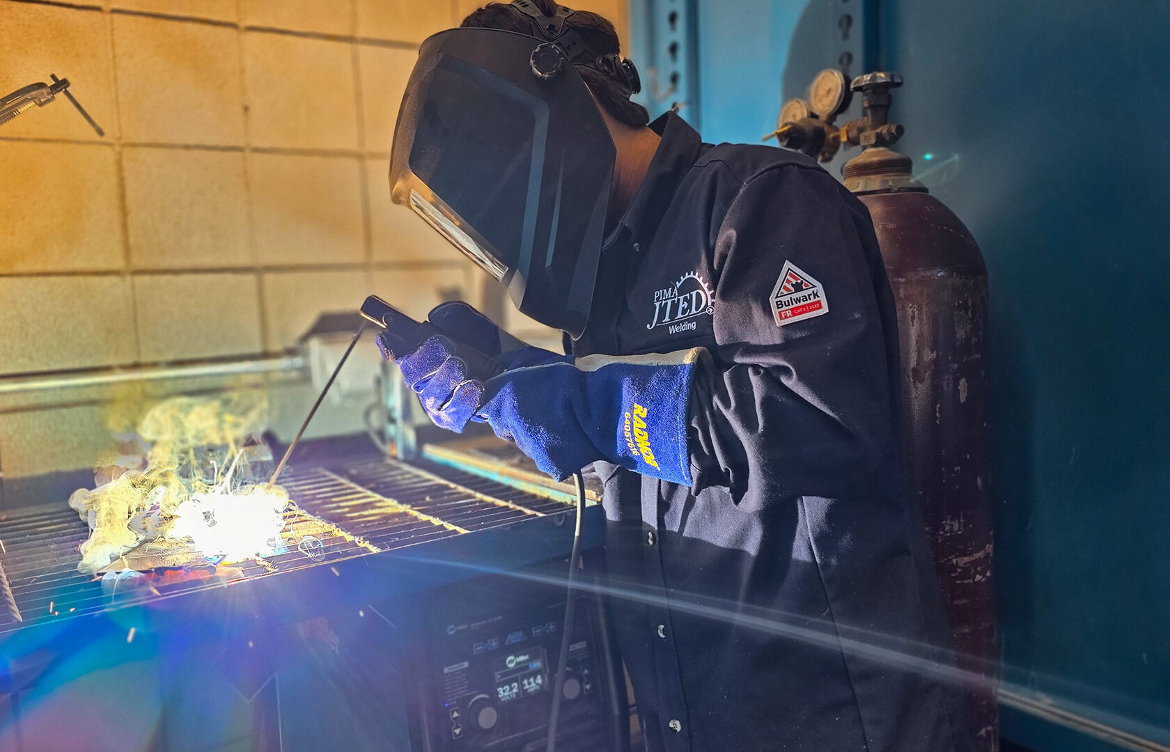 Student Welding