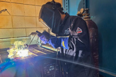 Student Welding